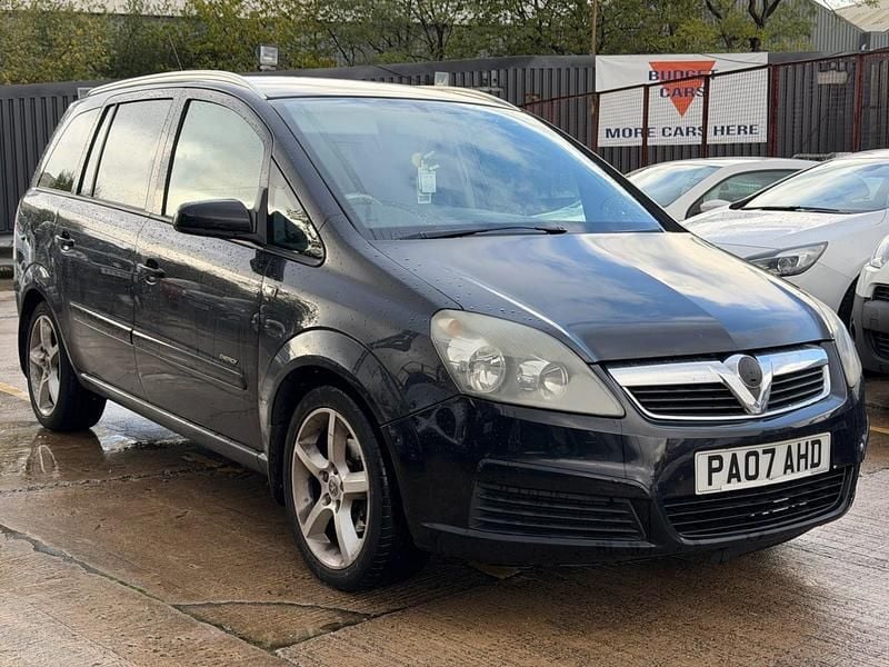 Black Used 2007 Vauxhall Zafira MPV | £650 (Super price) - Image 1/4