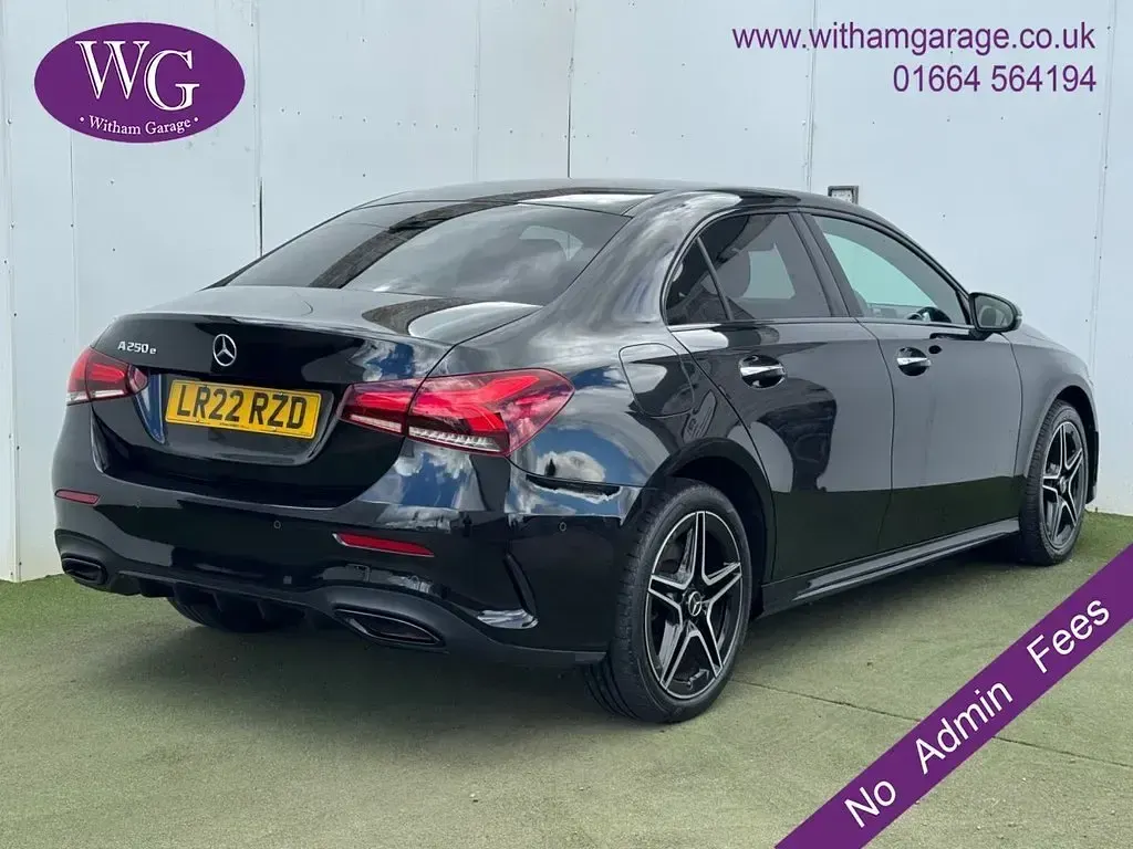 Used Mercedes A250 AMG Line Premium 218 HP (160 kW) 2022 Black Sedan