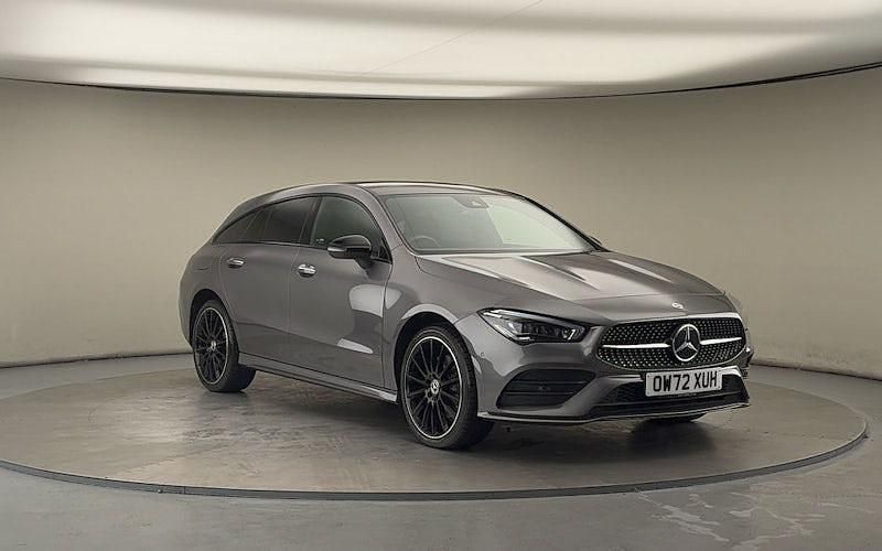 Used Mercedes CLA250e Shooting Brake AMG line 218 HP (160 kW) 2022 Mountain grey Estate