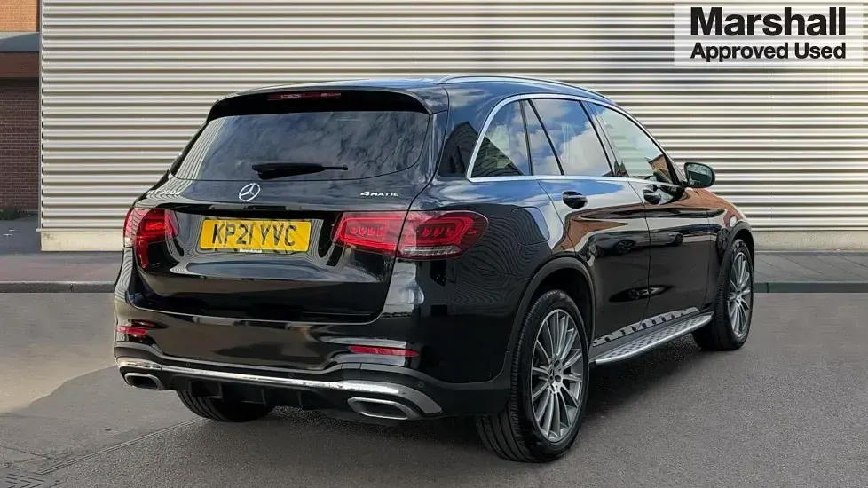 Used Mercedes GLC300 AMG Line Premium 245 HP (180 kW) 2021 Black SUV