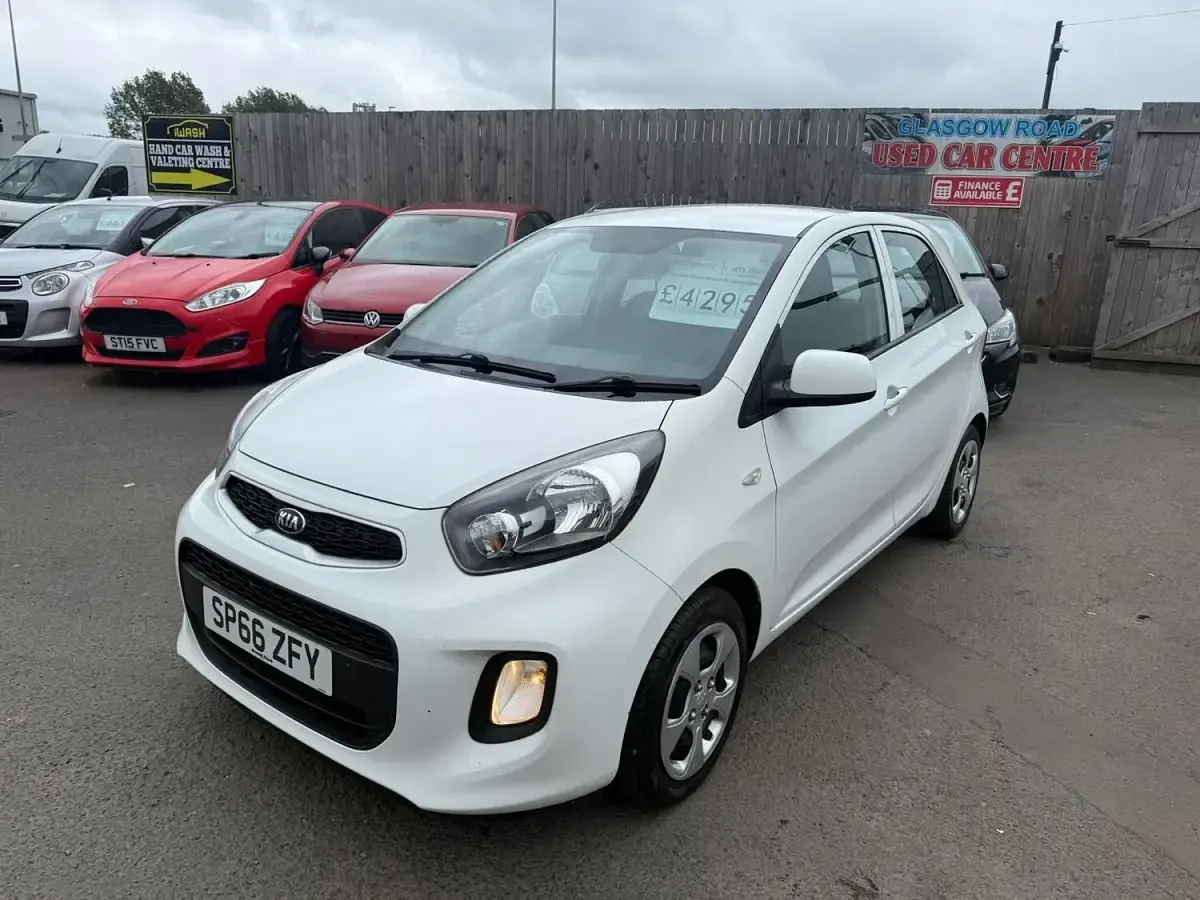 Used Kia Picanto Air 65 HP (47 kW) 2016 White Hatchback