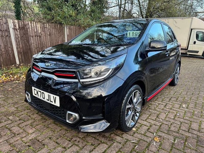 Used Kia Picanto GT-Line 66 HP (48 kW) 2020 Black Hatchback