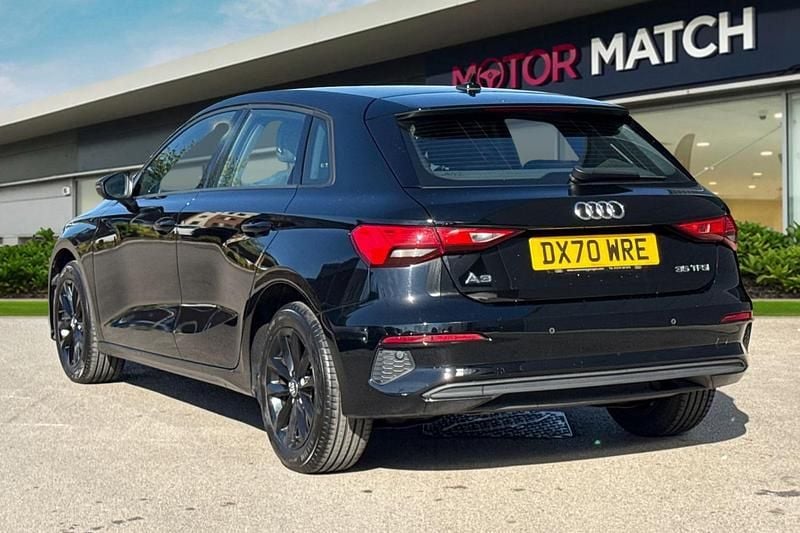 Used Audi A3 Sportback Design 150 HP (110 kW) 2020 Black Hatchback