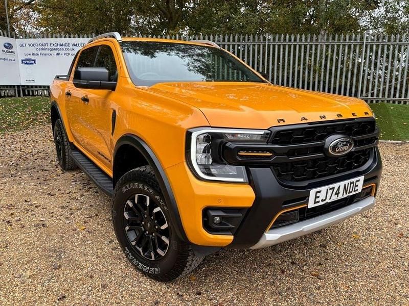 Orange Used 2024 Ford Ranger Wildtrack Pickup | £42,990 (Expensive) - Image 1/4