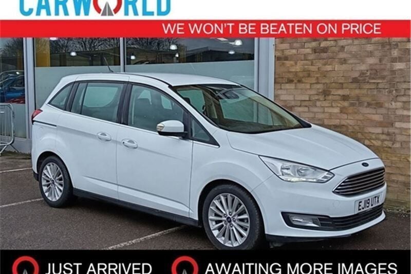 White Used 2019 Ford Grand C-Max Titanium MPV | £12,700 (Fair price) - Image 1/3