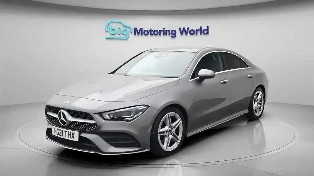 Used Mercedes CLA180 AMG line 136 HP (100 kW) 2021 Grey Coupe