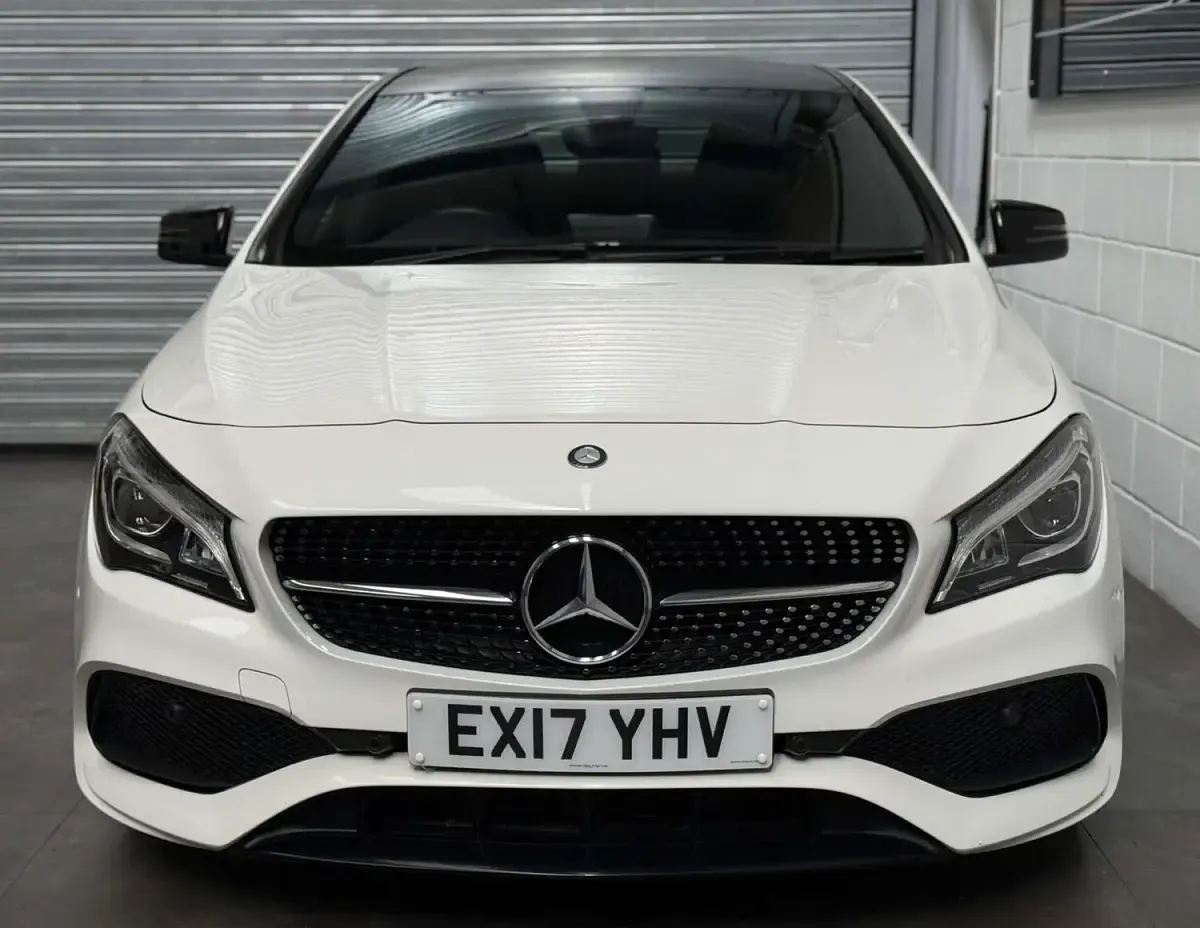 Used Mercedes CLA220 AMG line 2017 White Sedan