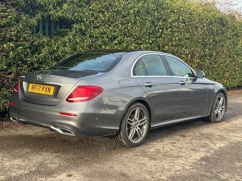 Used Mercedes E220 AMG line 194 HP (142 kW) 2017 Grey Sedan