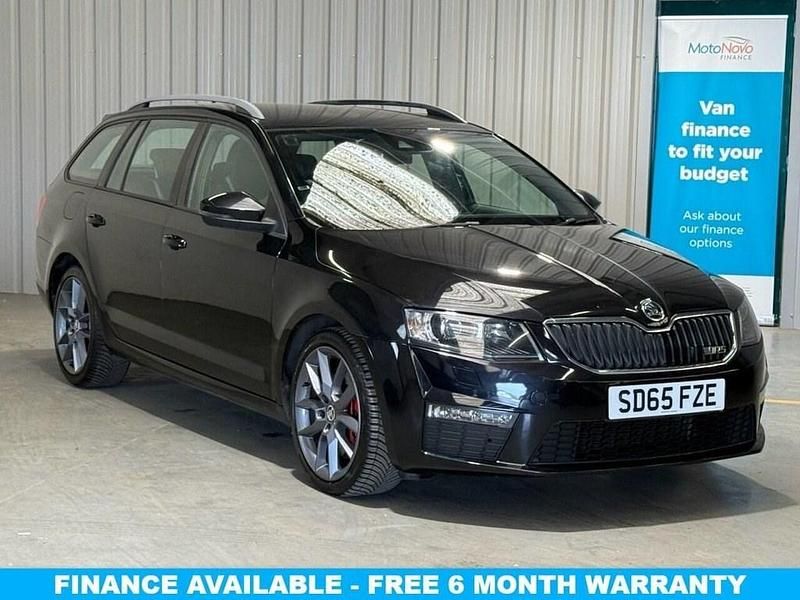 Black Used 2015 Skoda Octavia vRS Estate | £8,485 (Fair price) - Image 1/3