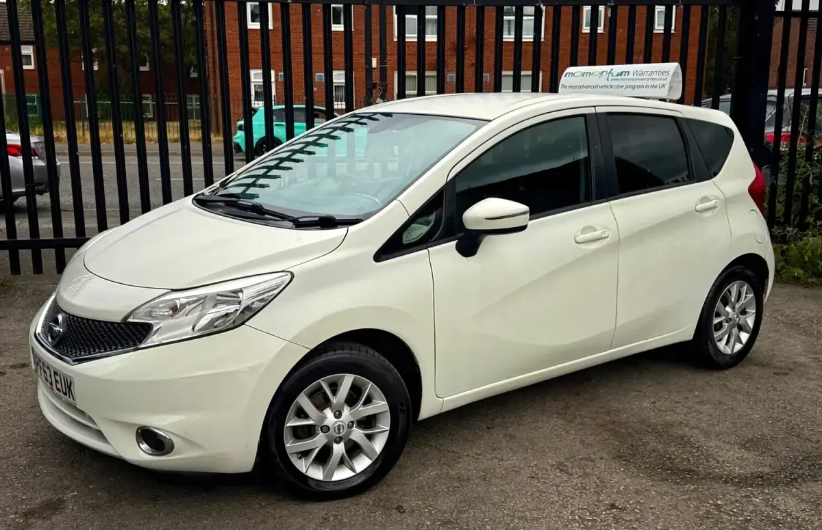 Used Nissan Note Acenta Premium 90 HP (66 kW) 2014 White Hatchback