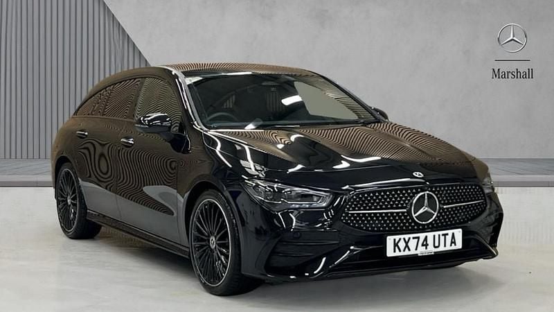 Used Mercedes CLA220 AMG Line Premium Plus 190 HP (139 kW) 2024 Cosmos black metallic Sedan