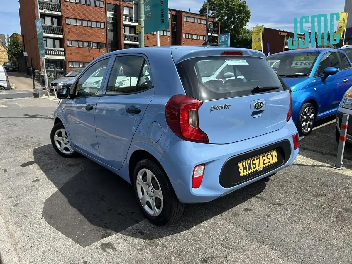 Used Kia Picanto 67 HP (49 kW) 2018 Blue Hatchback
