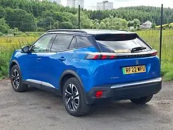 Used Peugeot e-2008 GTi 100 kW (136 HP) 2022 Blue SUV
