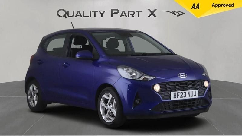 Usado Hyundai i10 SE 2023 Azul Citadino