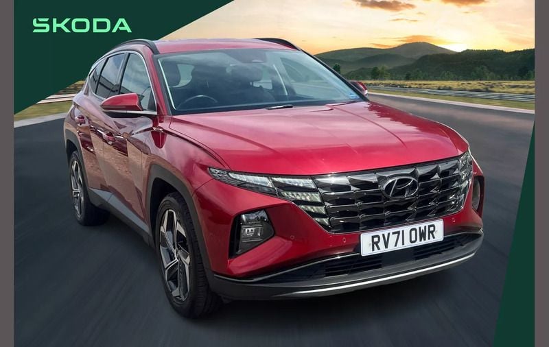 Red Used 2021 Hyundai Tucson Premium SUV | £20,377 (Super price) - Image 1/4