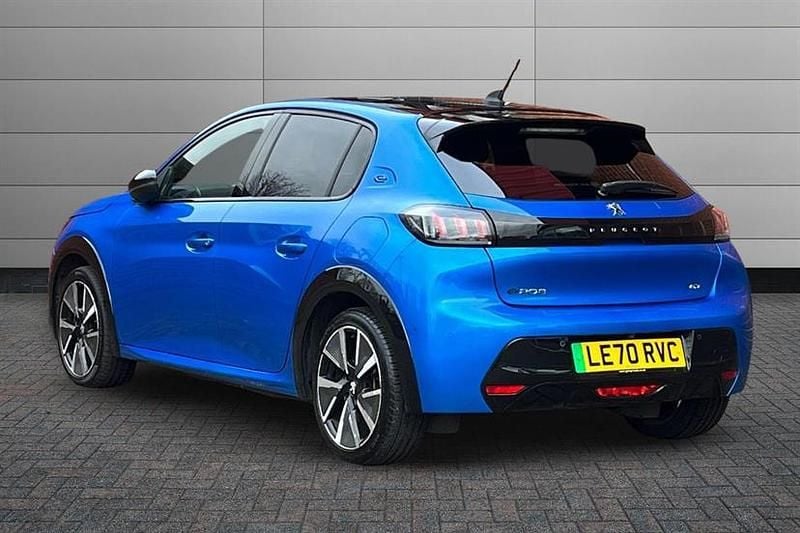 Used Peugeot e-208 GTi 100 kW (136 HP) 2020 Blue Hatchback