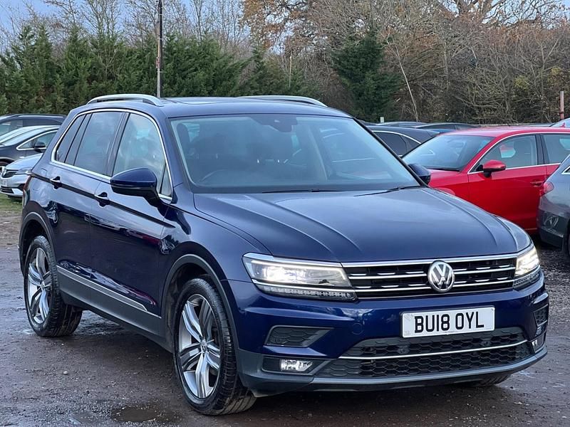Begagnad VW Tiguan SEL 150 HK (110 kW) 2018 Blå SUV