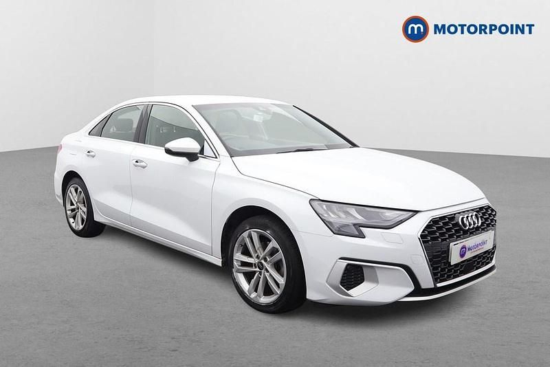 White Used 2022 Audi A3 Sport Sedan | £17,299 (Super price) - Image 1/4