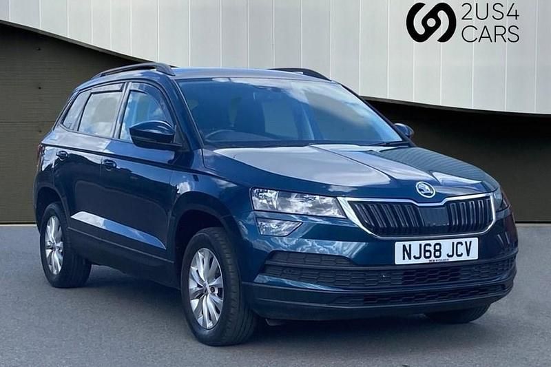 Used Skoda Karoq SE 115 HP (84 kW) 2018 Blue SUV
