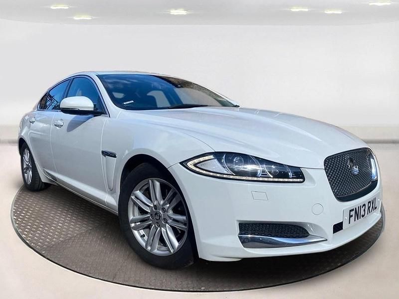 White Used 2013 Jaguar XF Luxury Sedan | £6,949 (A bit pricey) - Image 1/4