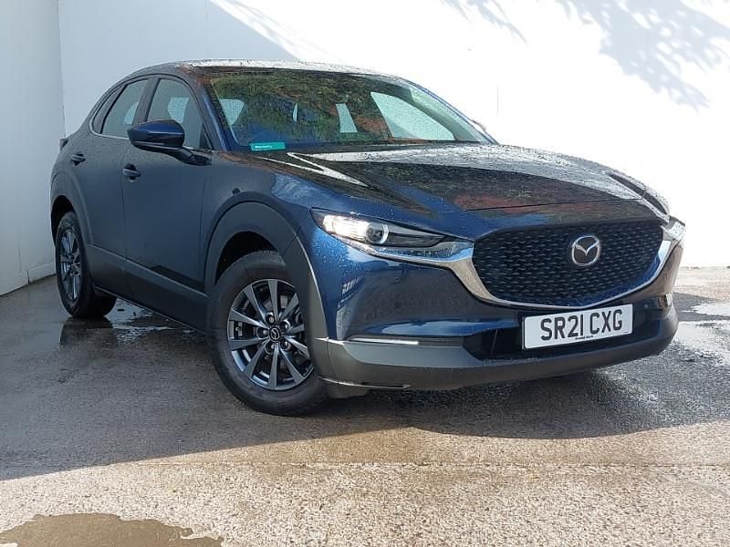 Blue Used 2021 Mazda CX-30 SUV | £16,298 (Fair price) - Image 1/4