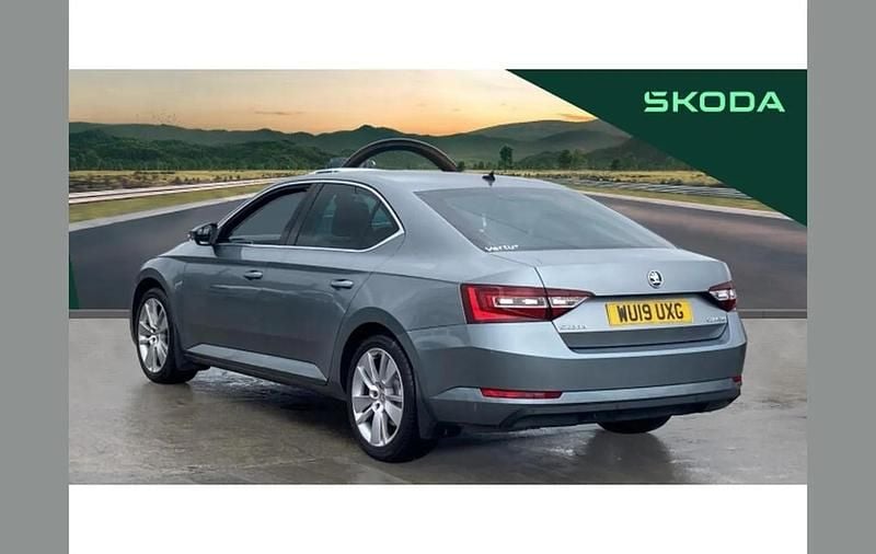 Used Skoda Superb SE L Executive 150 HP (110 kW) 2019 Grey Hatchback