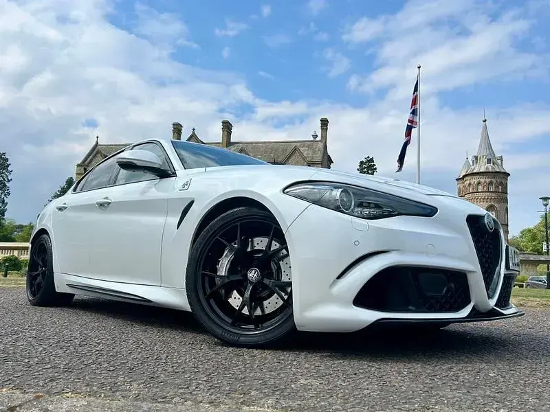 Used Alfa Romeo Giulia Saloon Quadrifoglio 2022 Trofeo tri_coat pearl white metallic Sedan