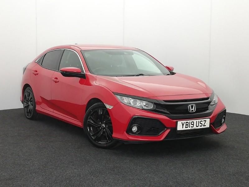 Red Used 2019 Honda Civic SR Hatchback | £11,498 (A bit pricey) - Image 1/4