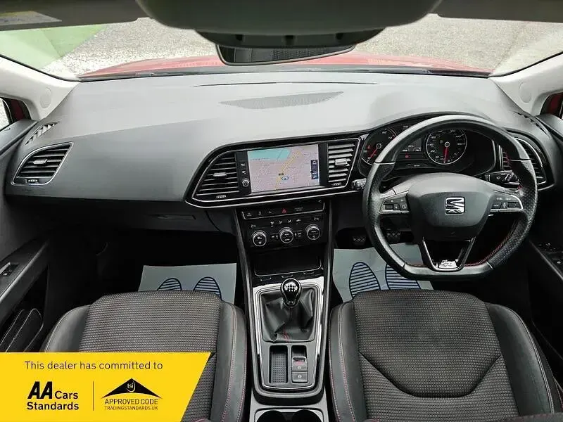 Used Seat Leon FR 150 HP (110 kW) 2018 Red Hatchback