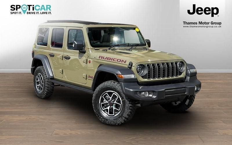 Grey New 2025 Jeep Wrangler Rubicon SUV | £64,995 - Image 1/4