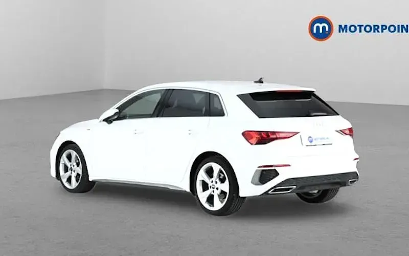 Used Audi A3 Sportback S-Line 110 HP (80 kW) 2023 White Hatchback