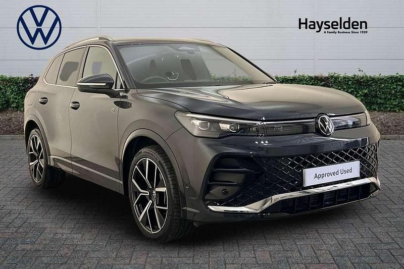 Grey Used 2024 VW Tiguan R-line SUV | £32,985 (A bit pricey) - Image 1/4