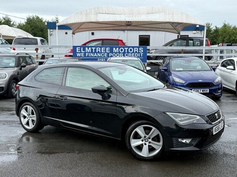 Black Used 2017 Seat Leon FR Coupe | £8,999 (Fair price) - Image 1/4