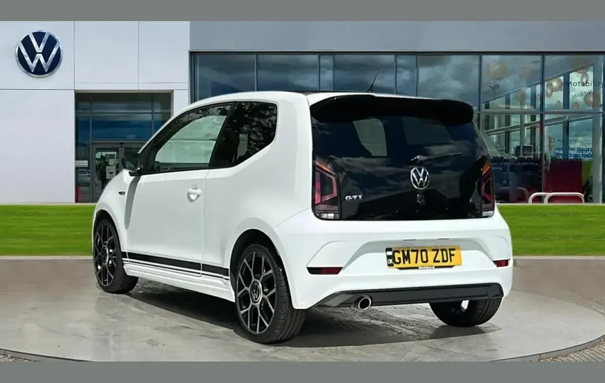 Used VW up! GTI 115 HP (84 kW) 2021 Pure white flat black Hatchback