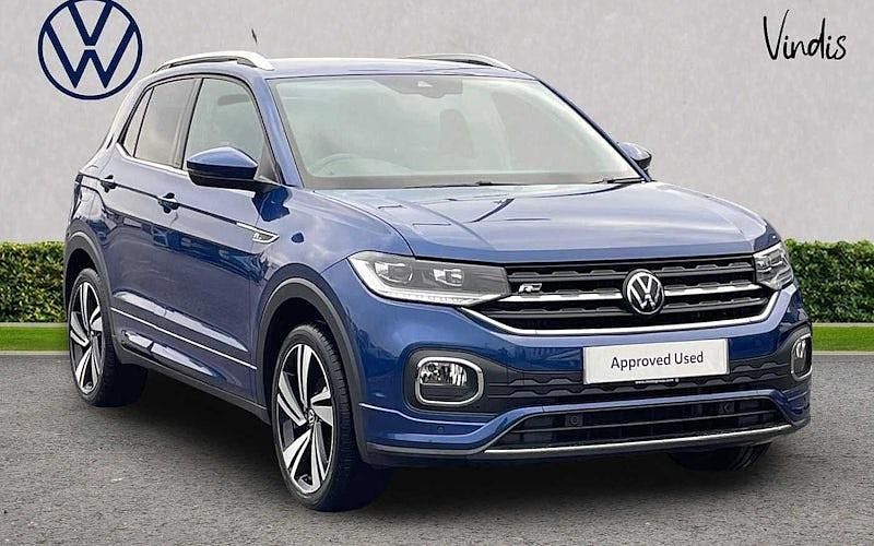 Blue Used 2023 VW T-Cross R-line SUV | £18,877 (Fair price) - Image 1/4