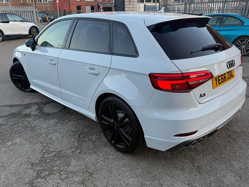 Used Audi A3 S-Line 150 HP (110 kW) 2016 White Hatchback