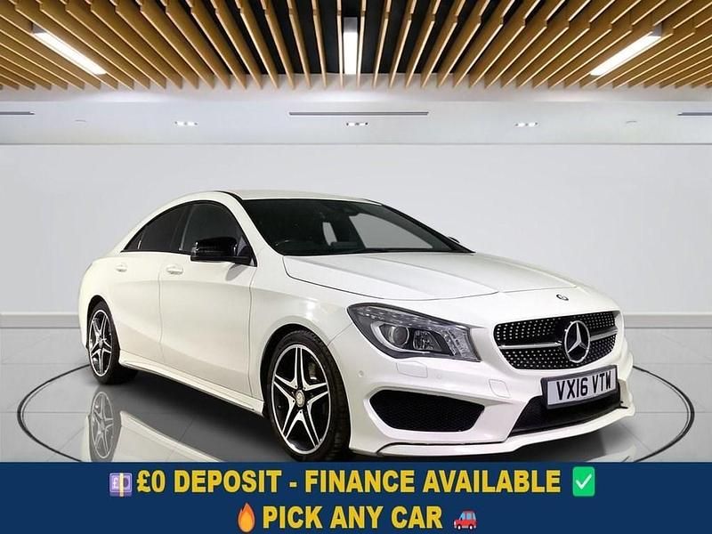 White Used 2016 Mercedes CLA220 AMG Sedan | £11,749 (Fair price) - Image 1/4