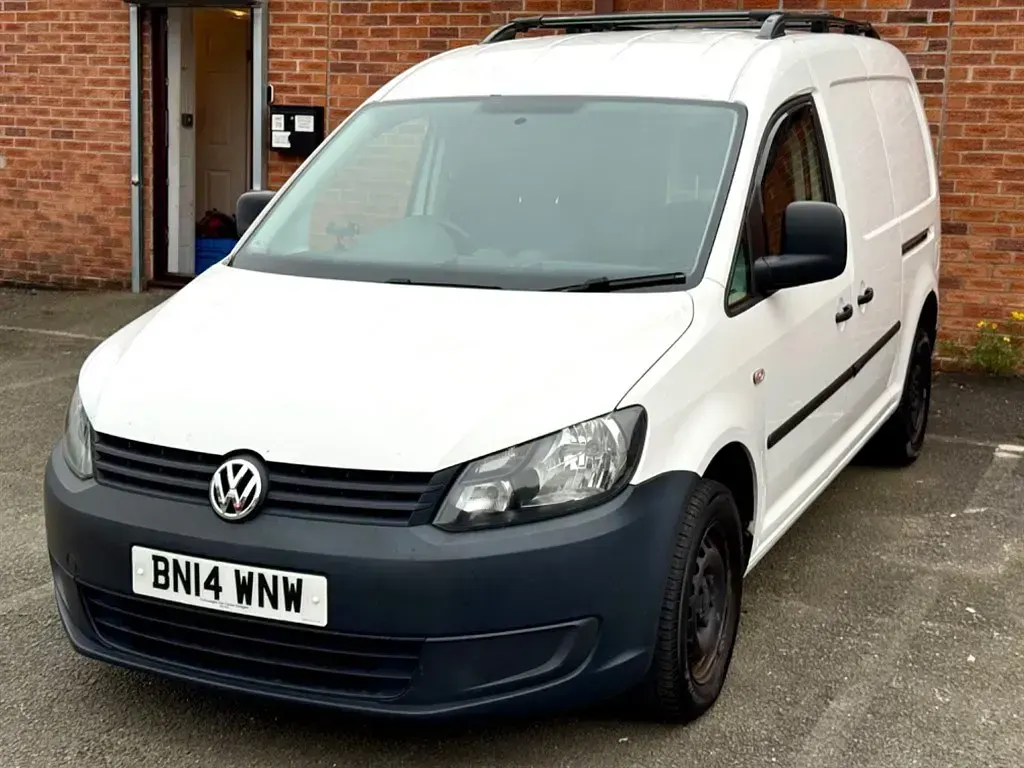 Begagnad VW Caddy Startline 2014 Vit Minibuss