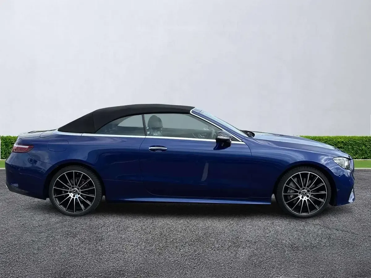 Used Mercedes E300 AMG line 2021 Blue Cabriolet