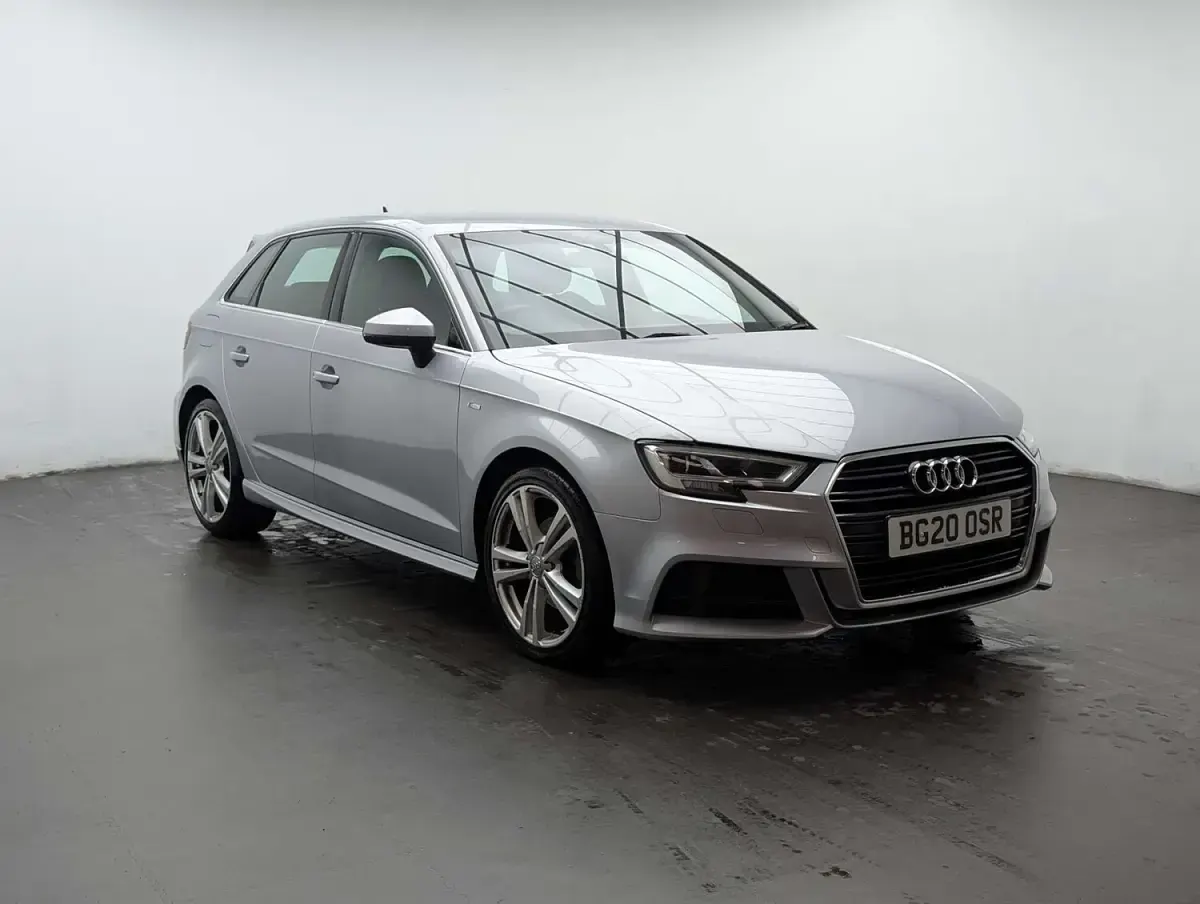 Used Audi A3 Sportback S-Line 150 HP (110 kW) 2020 Silver Hatchback