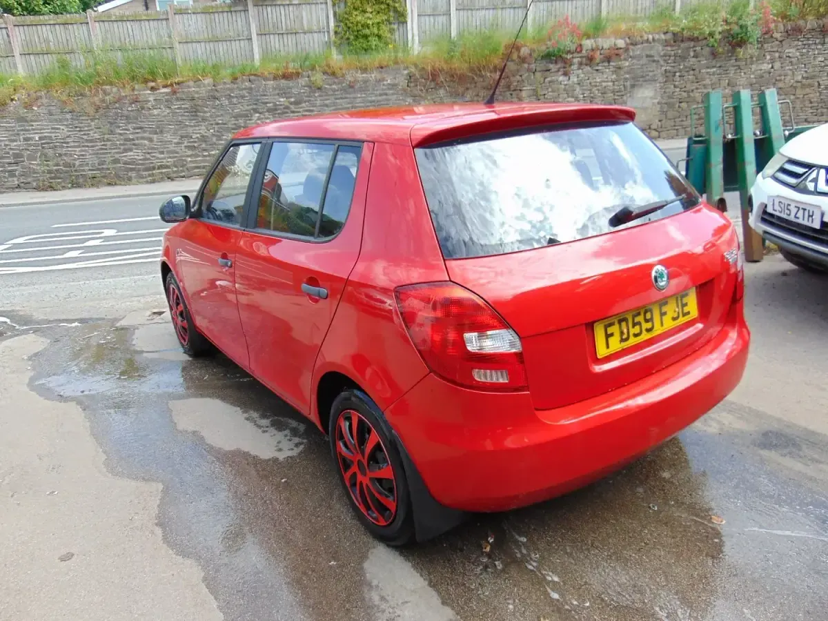 Used Skoda Fabia 2009 Red Hatchback