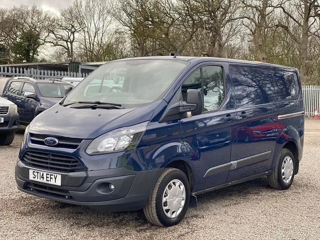 Used Ford Transit Custom 100 HP (73 kW) 2014 Blue Van