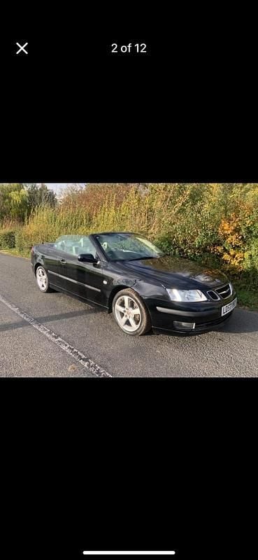 Black Used 2007 Saab 9-3 Cabriolet Vector Cabriolet | £3,995 (Fair price) - Image 1/4
