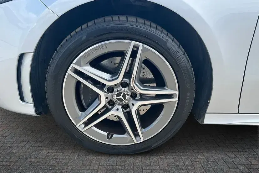 Used Mercedes A250 AMG line 215 HP (158 kW) 2020 Iridium silver Sedan
