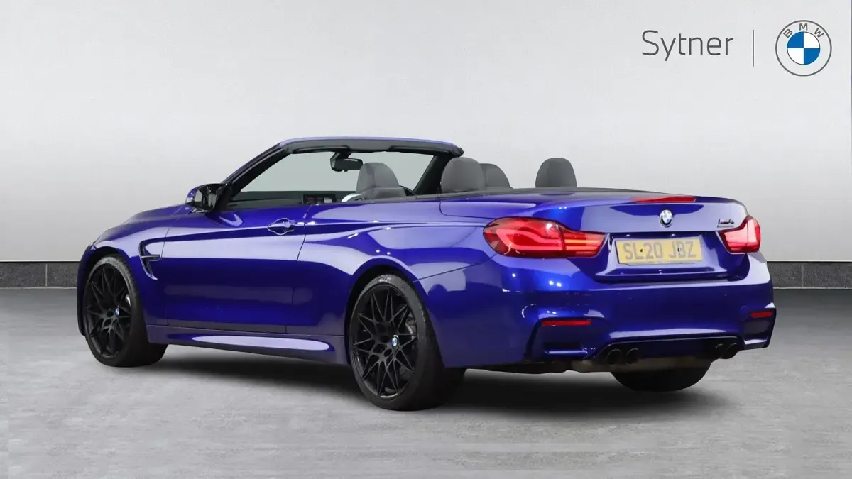 Used BMW M4 Cabriolet Competition Edition 444 HP (326 kW) 2020 Blue Cabriolet