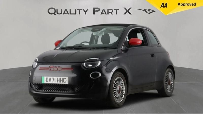 Second-hand Fiat 500e Red 86 kW (118 CP) 2021 Negru Cabrio
