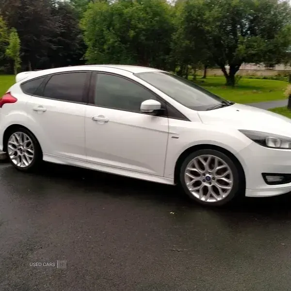 Used Ford Focus ST-Line 120 HP (88 kW) 2017 White Hatchback
