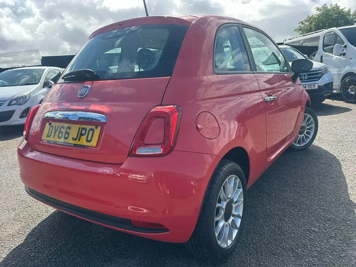 Used Fiat 500 Pop Star 69 HP (50 kW) 2016 Pink Hatchback
