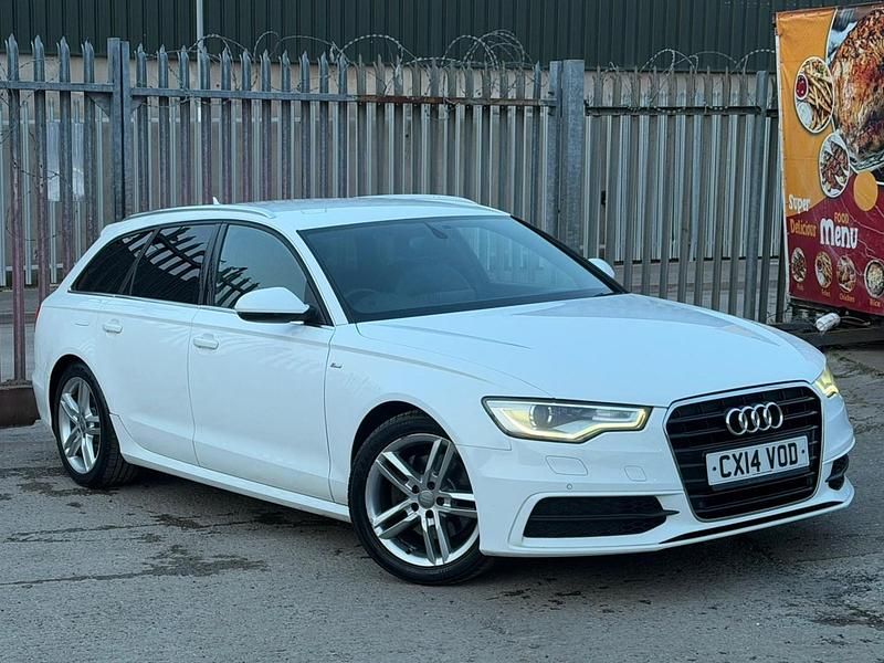 Used Audi A6 S-Line 190 HP (139 kW) 2014 White Estate