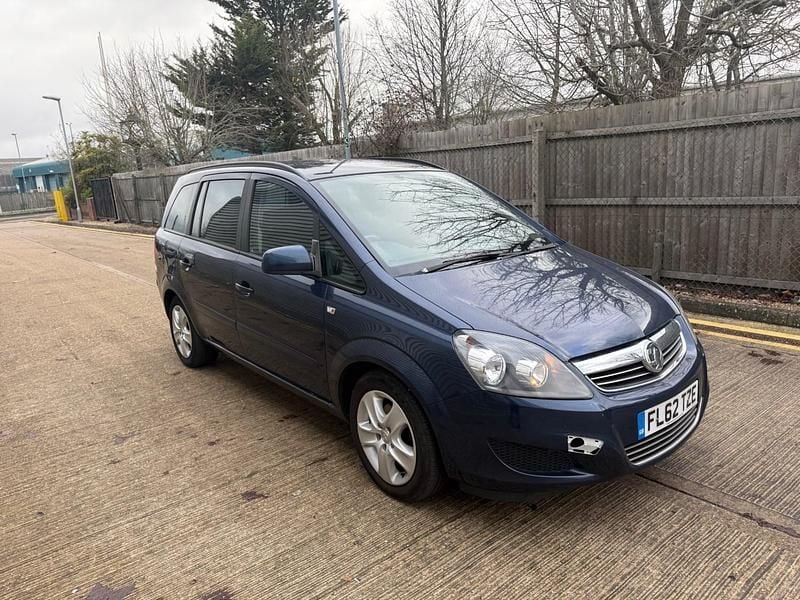 Blue Used 2012 Vauxhall Zafira MPV | £1,795 (Good price) - Image 1/4